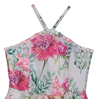 Lilt Big Kid Girls Sleeveless Fit + Flare Dress