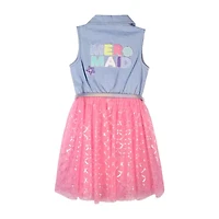 Lilt Little & Big Kid Girls Sleeveless Tutu Dress
