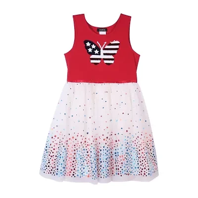 Lilt Little Girls Sleeveless Tutu Dress