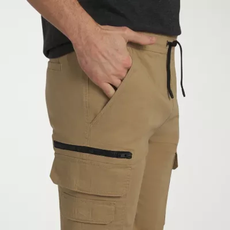 Akademiks Mens 10 1/2" Drawstring Waist Cargo Short