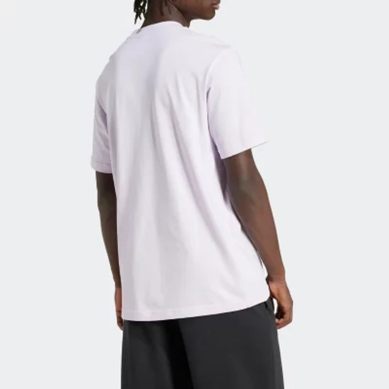 adidas Mens Crew Neck Short Sleeve Regular Fit Graphic T-Shirt