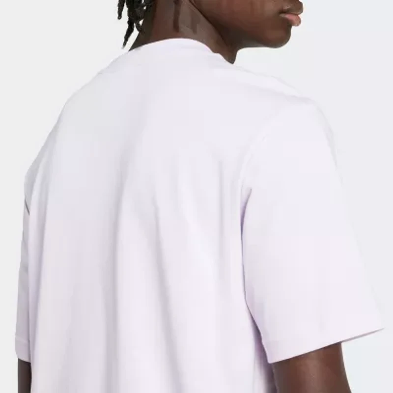 adidas Mens Crew Neck Short Sleeve Regular Fit Graphic T-Shirt