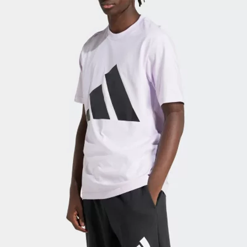 adidas Mens Crew Neck Short Sleeve Regular Fit Graphic T-Shirt