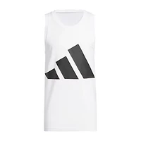 adidas Crew Neck Sleeveless Active Big and Tall Tank Top