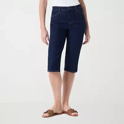 Gloria Vanderbilt Womens Straight Mid Rise Skimmer Pant