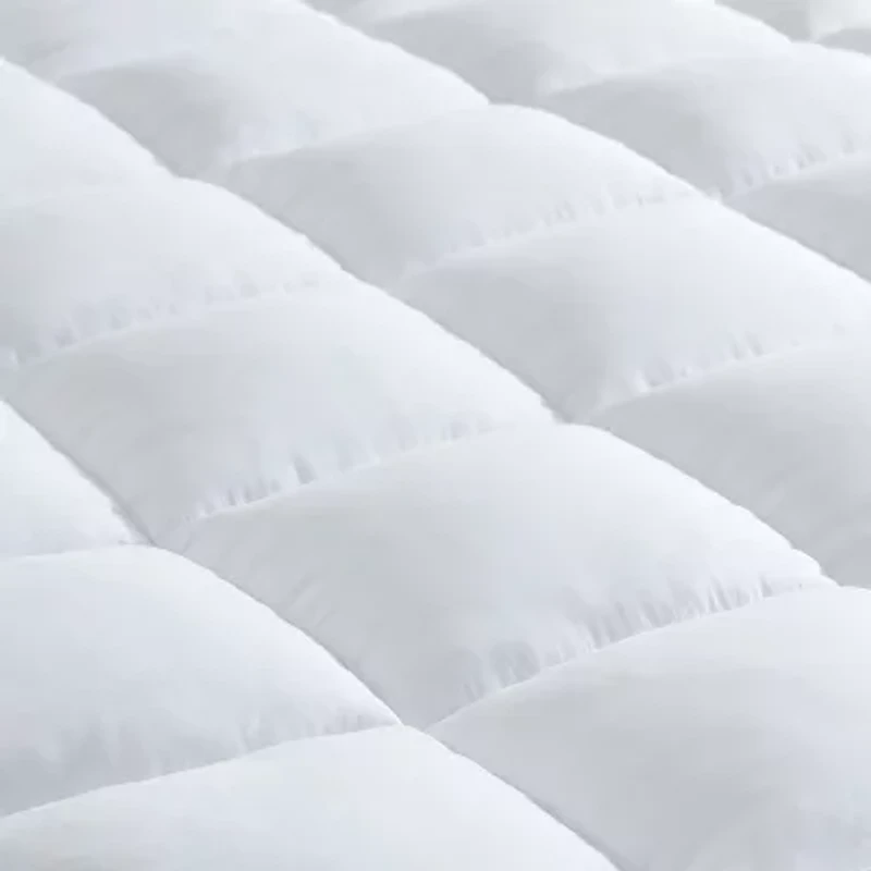 Laura Ashley Down Alternative Mattress Pad With Printed Gusset