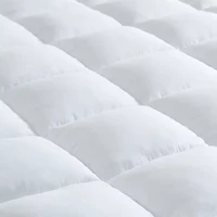 Laura Ashley Down Alternative Mattress Pad With Printed Gusset