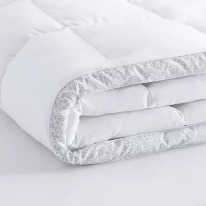 Laura Ashley All Seasons Down Alternative Comforter With Printed Gusset