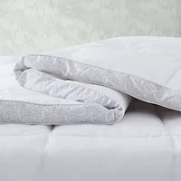 Laura Ashley All Seasons Down Alternative Comforter With Printed Gusset