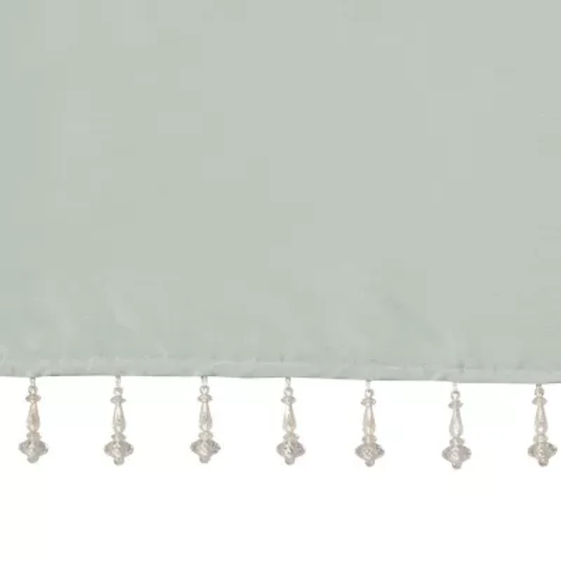 Madison Park Natalie 50"W X 26"L Lightweight Twisted Tab Top Tailored Valance