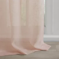 Madison Park Florah Tab Top Sheer Single Curtain Panel