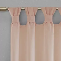 Madison Park Florah Tab Top Sheer Single Curtain Panel