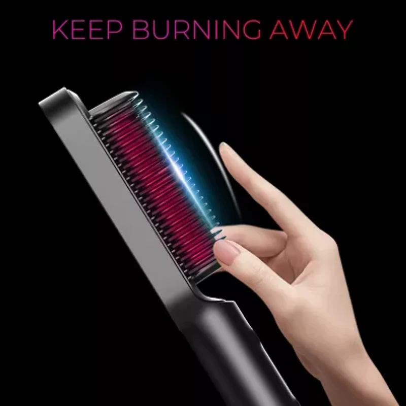 TYMO Ring 3d Teeth Fast Heat Up Hair Straightening Comb