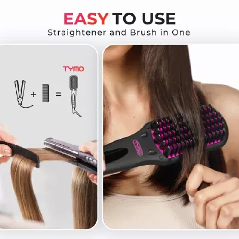 TYMO Ionic 30s Heat Up Hair Straightening Brush