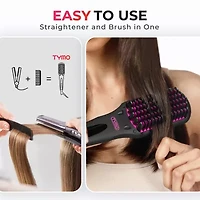 TYMO Ionic 30s Heat Up Hair Straightening Brush