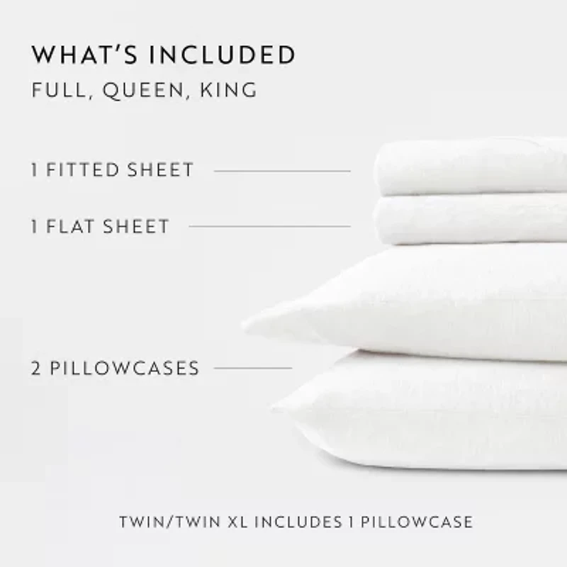 Casual Comfort Jersey Knit Deep Pocket Sheet Set