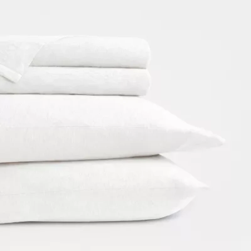 Casual Comfort Jersey Knit Deep Pocket Sheet Set