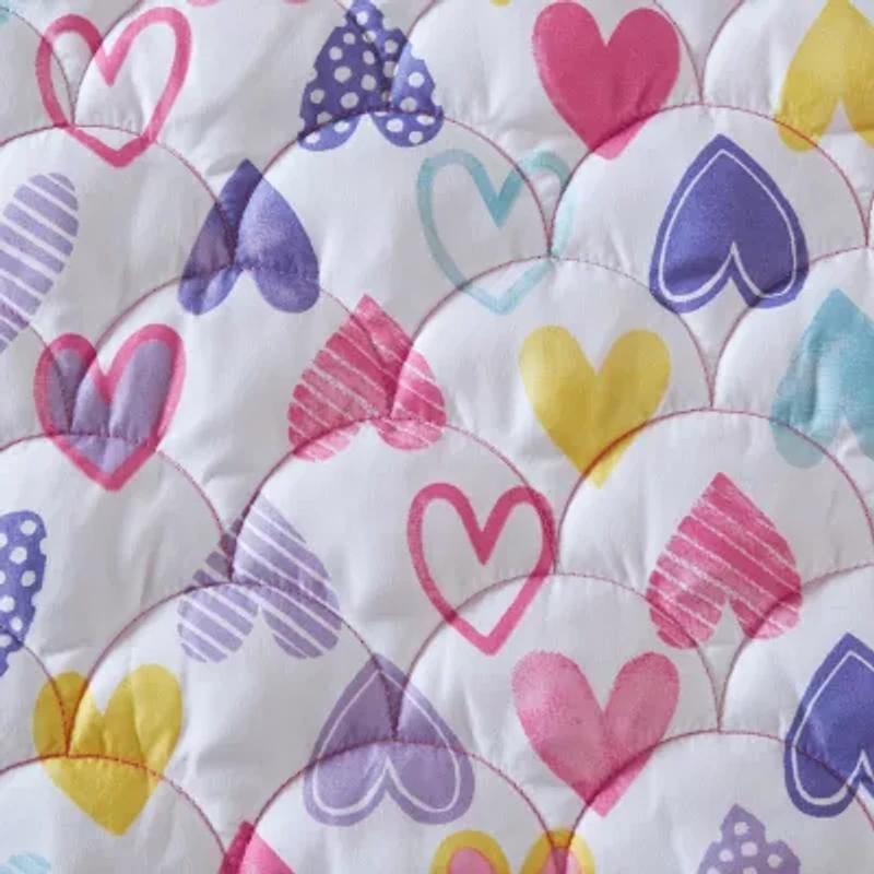 INK+IVY Kids Multi Heart Quilt Set