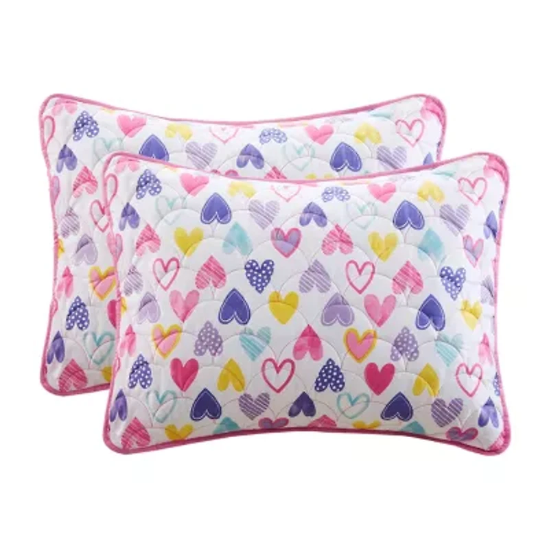 INK+IVY Kids Multi Heart Quilt Set