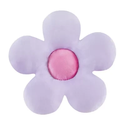 INK+IVY Kids Purple Flower Throw Pillow
