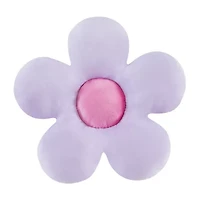INK+IVY Kids Purple Flower Throw Pillow