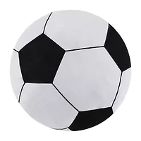 INK+IVY Kids Soccer Ball Round Throw Pillow