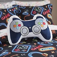 INK+IVY Kids Game Controller Oblong Throw Pillow