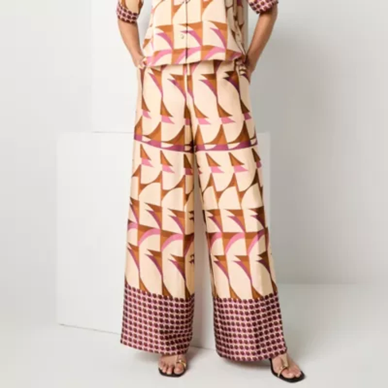 Worthington Womens Tall Wide Leg Palazzo Pant