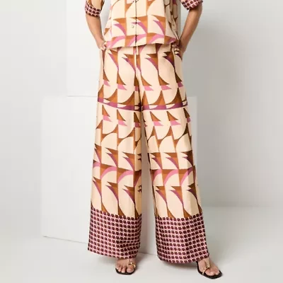 Worthington Womens Tall Wide Leg Palazzo Pant