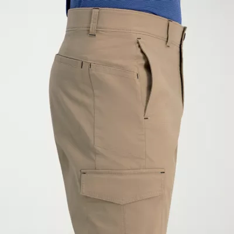 Haggar The Active Series Free Trek Urban Mens Stretch Fabric Straight Fit Cargo Pant