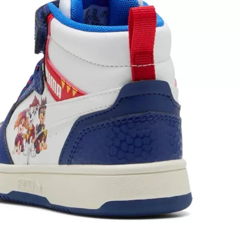 PUMA Rebound V6 Little Kid Boys Paw Patrol Basketball Shoes