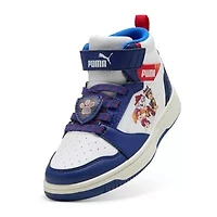 PUMA Rebound V6 Little Kid Boys Paw Patrol Basketball Shoes