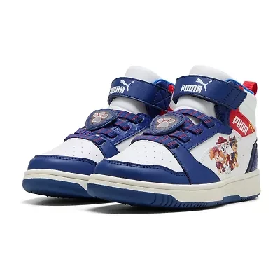 PUMA Rebound V6 Little Kid Boys Paw Patrol Basketball Shoes