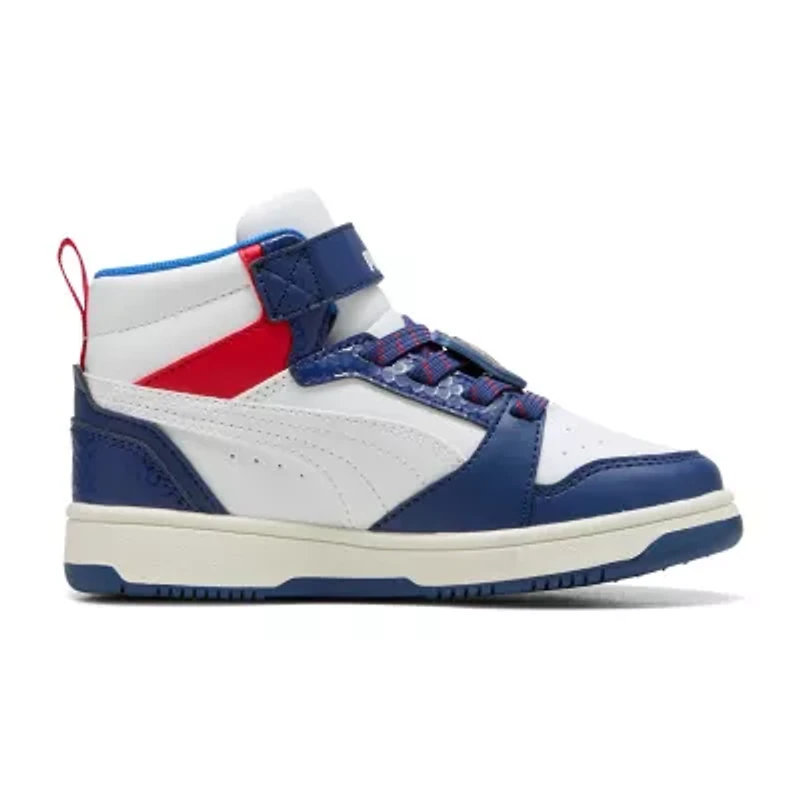 PUMA Rebound V6 Little Kid Boys Paw Patrol Basketball Shoes
