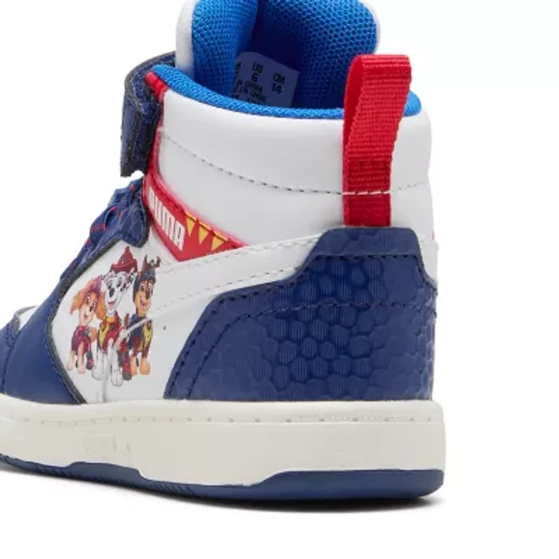 PUMA Rebound V6 Toddler Boys Paw Patrol Basketball Shoes