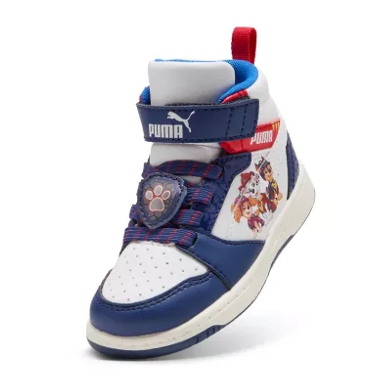 PUMA Rebound V6 Toddler Boys Paw Patrol Basketball Shoes