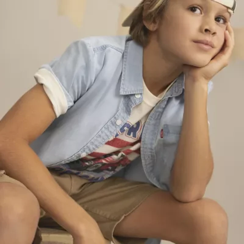 Levi's® Big Kid Boys Adjustable Waist Cargo Short