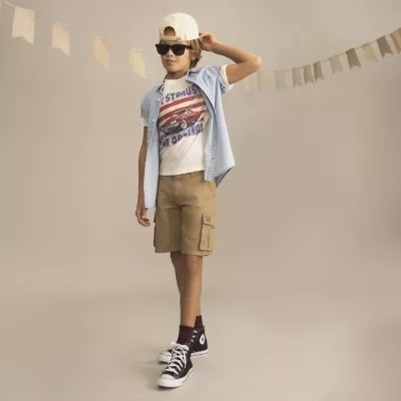 Levi's® Big Kid Boys Adjustable Waist Cargo Short