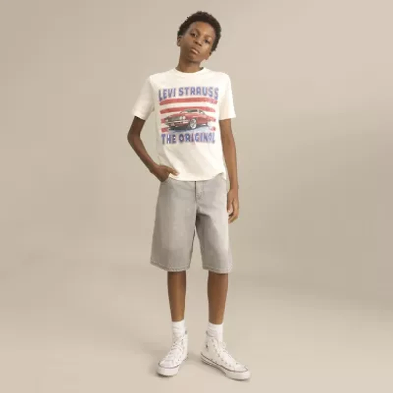 Levi's® Skate Big Kid Boys Adjustable Waist Denim Short