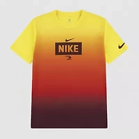 Nike 3BRAND by Russell Wilson Big Kid Boys Crew Neck Short Sleeve Regular Fit Graphic T-Shirt