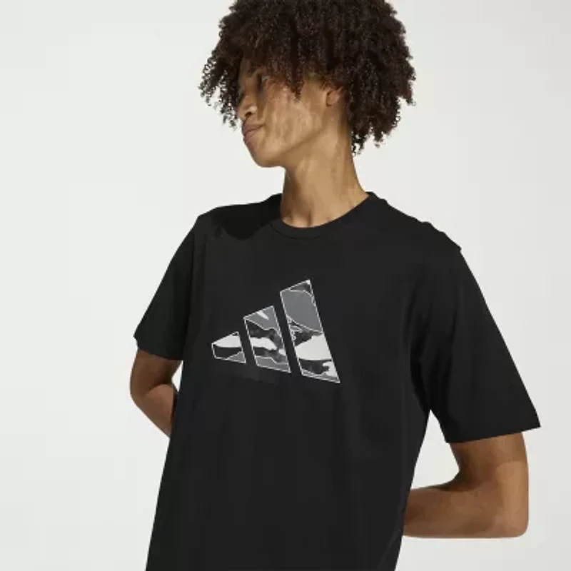 adidas Mens Crew Neck Short Sleeve Active Big and Tall T-Shirt