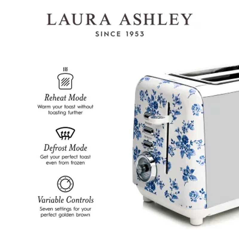 Laura Ashley 2-Slice Electric Toaster