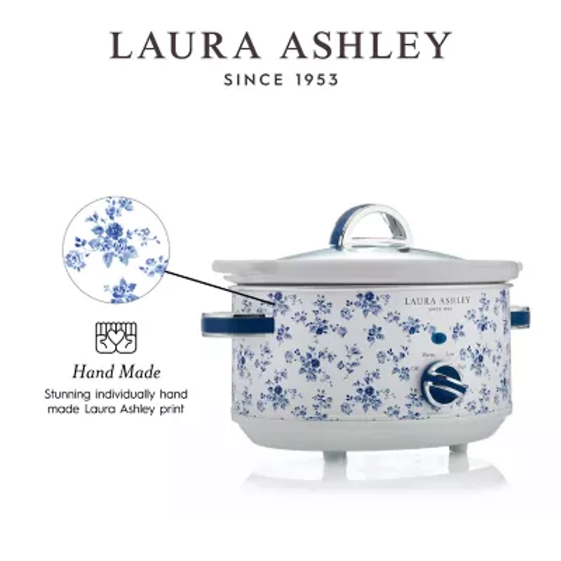 Laura Ashley 3 1/2 Qt Slow Cooker