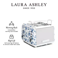 Laura Ashley 4-Slice Electric Toaster