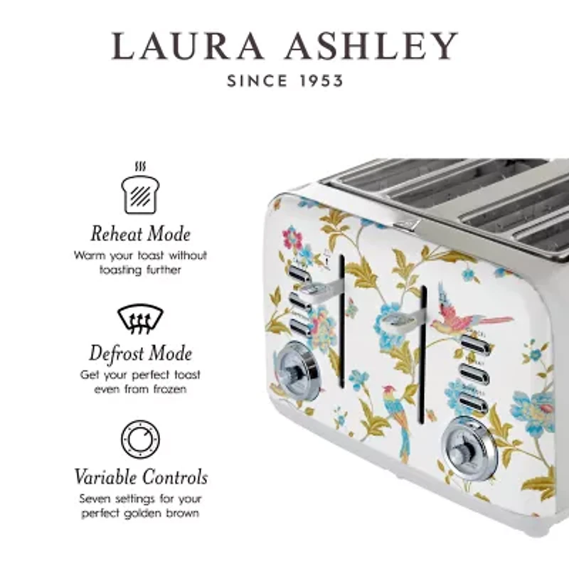 Laura Ashley 4-Slice Electric Toaster