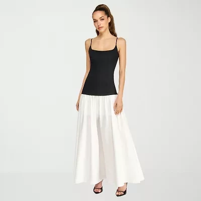 belle vie Womens Sleeveless Maxi Dress