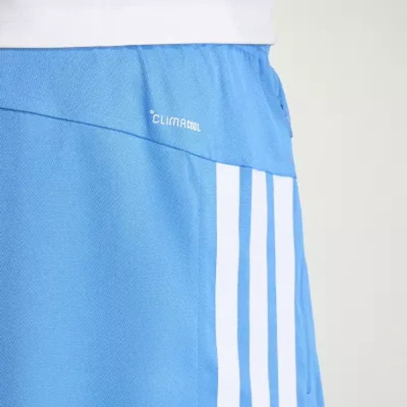 adidas Essentials 3 Stripe Pique Mens 7" Workout Shorts