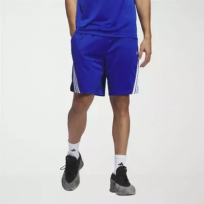 adidas 3 Stripe Mens 9" Basketball Short