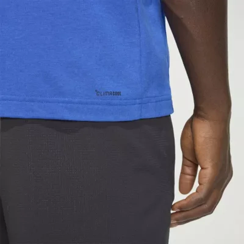 adidas Essentials Feel Ready Mens Crew Neck Short Sleeve Active Big and Tall T-Shirt