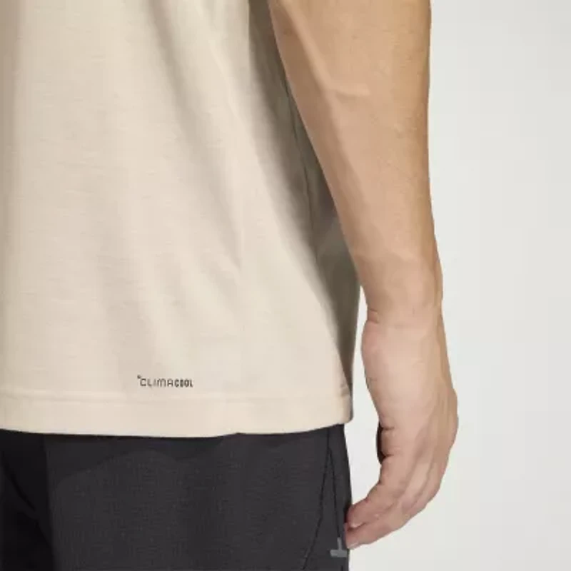 adidas Essentials Feel Ready Mens Crew Neck Short Sleeve Active Big and Tall T-Shirt